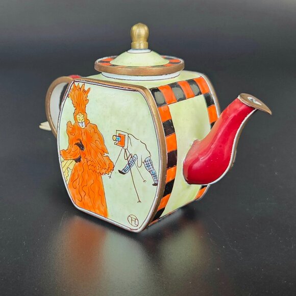 Vintage - Kelvin Chen - Miniature Enameled on Copper Tea Kettle - No.1284 - Picture 10 of 10